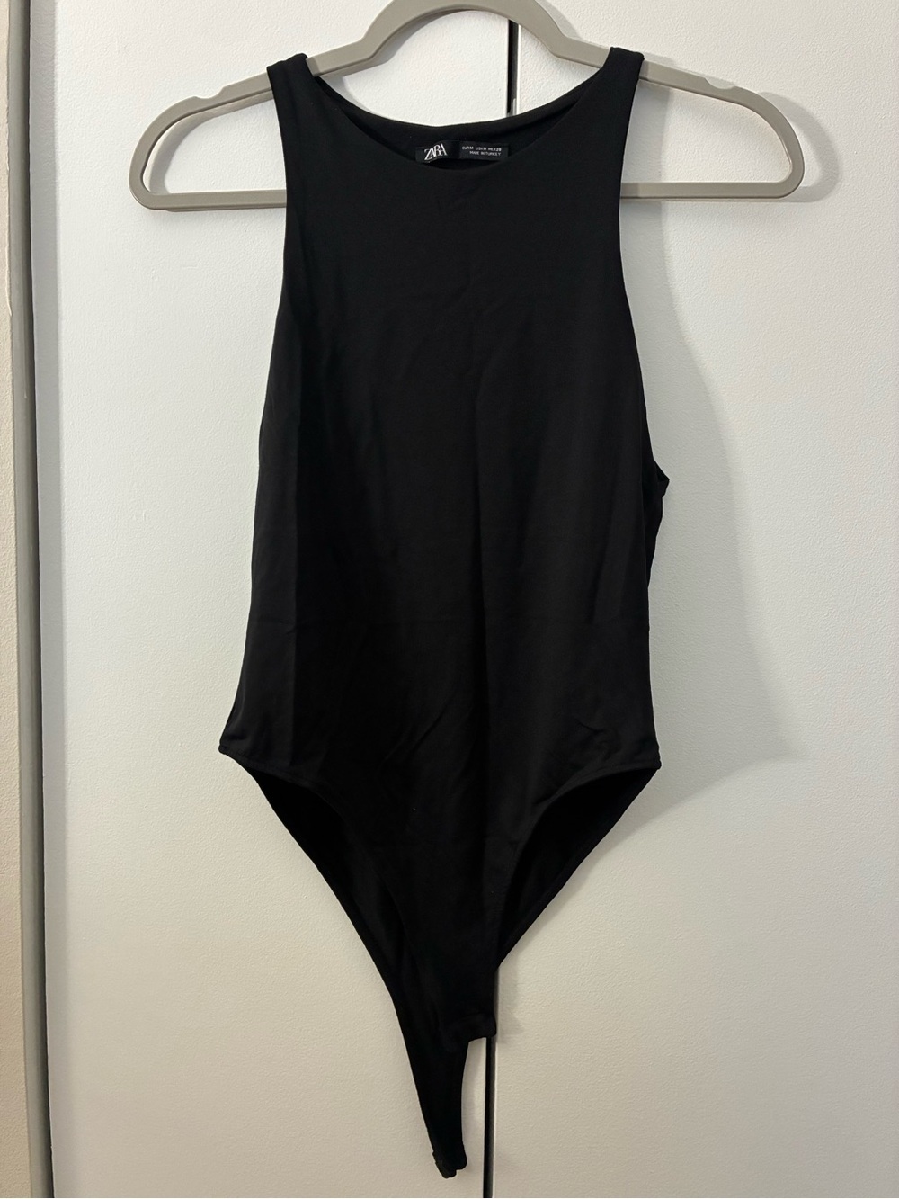 Zara Black Sleeveless Bodysuit